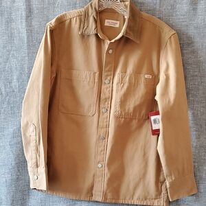 Levi Corduroy Collar Canvas Shirt Jacket Shacket